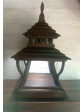 Lamp vintage thai house palace teak wood handicraft asia art 