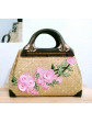 handcrafted krajood bag waving flower embroidered 