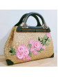 handcrafted krajood bag waving flower embroidered 