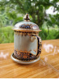 porcelain Coffee Tea​ Mug​ celadon in silk box collection