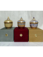 Porcelain Jar4inch with a lid in silk box