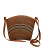 vintage lipao brown snail shaped shoulder bag nutural disign  handmade  