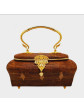 vintage lipao bag brown square nutural handmade thai premium