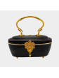 vintage Lipao dark black handbag Natural handmade design exclusive thai royal