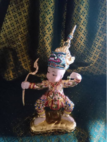 Porcelain Hanuman Doll Porcelain Hanuman Doll