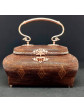 vintage lipao bag brown square nutural handmade thai premium