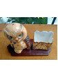 Porcelain Owl Pen Holder